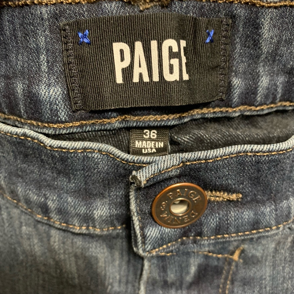 B24-Men's Paige Jeans Size 36 Blue - Picture 2 of 7